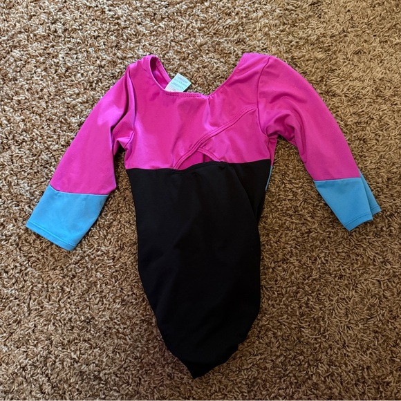 Kids Pink and Blue leotard - Picture 3 of 4